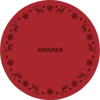 Krinner Weihnachtsbaumunterlage Ø 60 cm rot