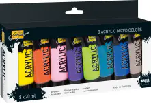 Kreul Solo Goya Acrylic 20 ml Tuben 8er Set Mixed Colors
