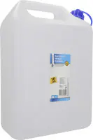 Cartrend Wasserkanister 10 Liter Volumen Kunststoff weiß