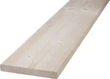 Glattkantbrett Fichte Tanne 250 x 6 cm 18 mm 4-seitig gehobelt