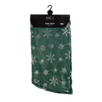 Mica Decorations Baumrock Schneeflocke Ø 120 cm grün