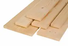 Glattkantbrett Fichte Tanne 250 x 12 cm 18 mm 4-seitig gehobelt