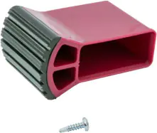Krause Traversenfußkappe Corda Kunststoff 50 x 20 mm