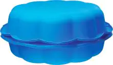 Sandmuschel Wassermuschel blau 2-teilig 94 x 91,5 x 21 cm