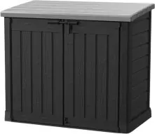 Keter Mülltonnenbox Gartenbox Store it Out Max schwarz/grau