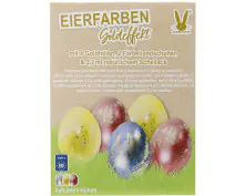 Eierfarben-Set 3 Farben mit Goldfolie inkl. Schellack & Färbehandschuhe