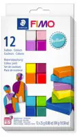 Fimo Modelliermasse Soft Colour Pack 12 x 25 g 12 Farben Brillant